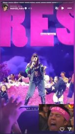Wanda Nara brilló en su debut sobre el escenario y se llevó todos los aplausos