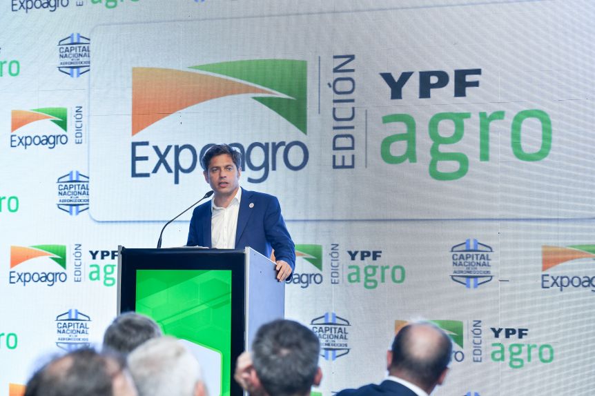 El campo juntó a Kicillof, Llaryora, Frigerio y Pullaro en la cena de Expoagro 2024