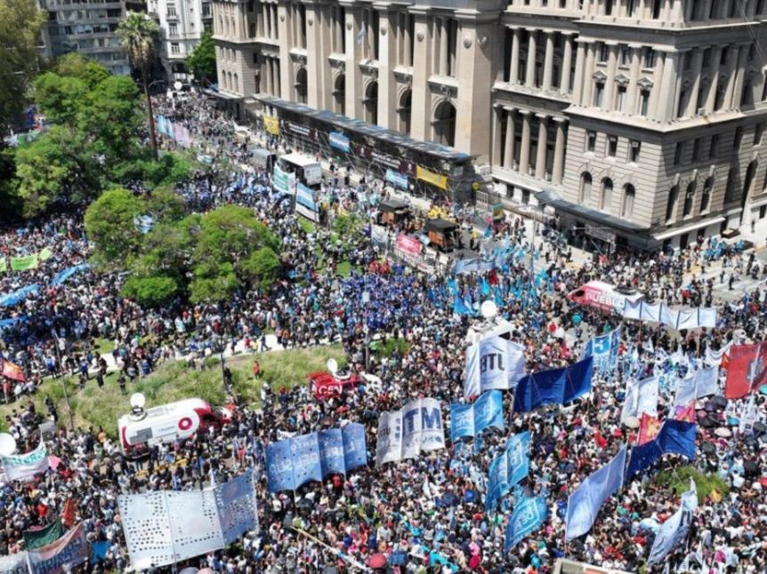 Gremios vuelven a la carga y se plantan otra vez contra la gestión Milei