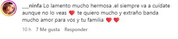 Cumbio le dedicó un sentido mensaje a su papá fallecido en sus redes