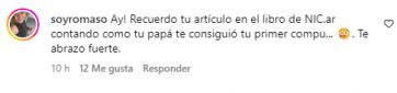 Cumbio le dedicó un sentido mensaje a su papá fallecido en sus redes