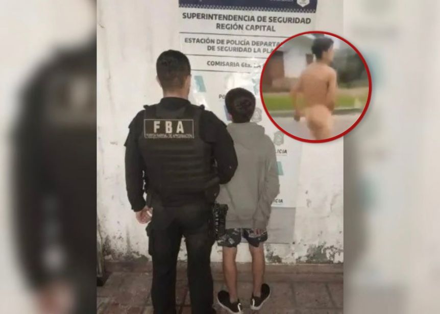 “Corré ratita” tiene 15 años, robó, lo atraparon y lo hicieron correr desnudo por la calle