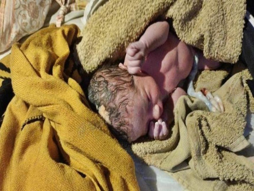 Hallaron un bebé recién nacido con principio de hipotermia en un contenedor de basura