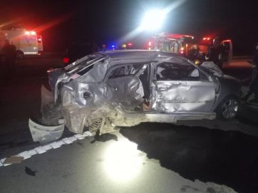 Un hombre murió y mató a toda su familia al chocar tras evadir un control policial en la ruta