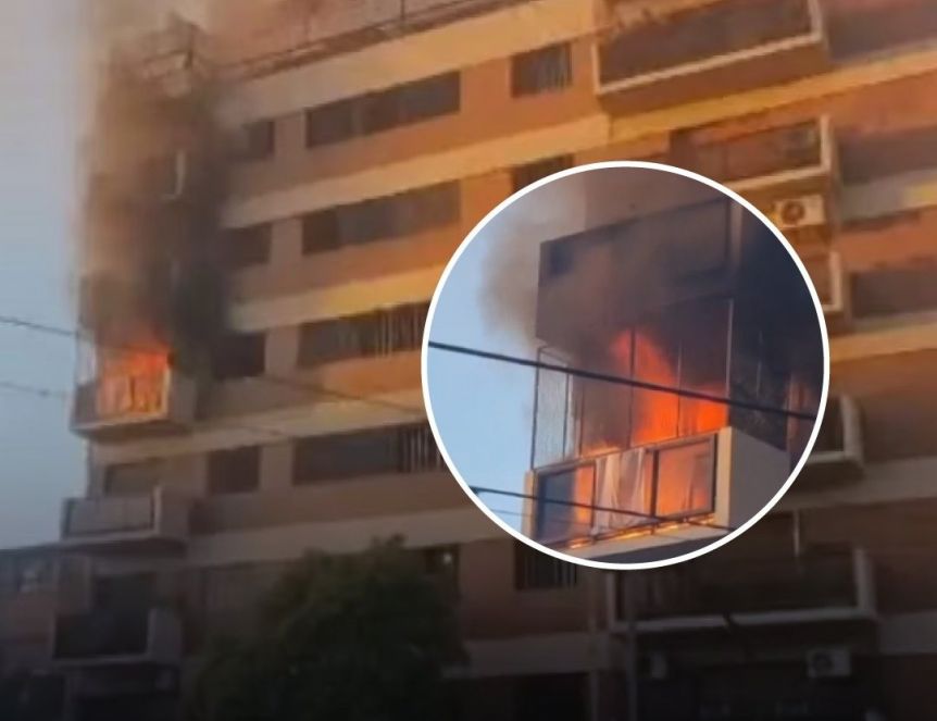 Intentó hacer un repelente casero con citronela y prendió fuego el departamento