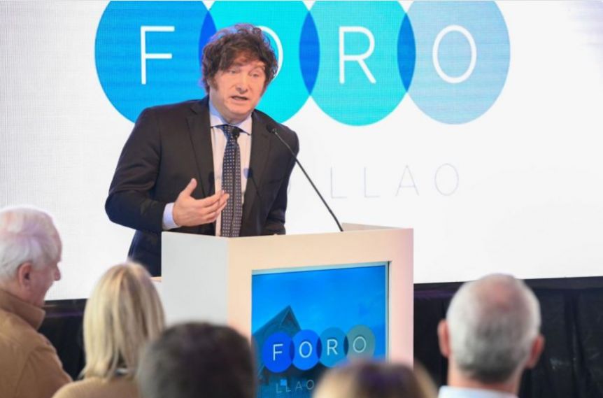 Milei polémico en el Foro Llao Llao: el que fuga divisas