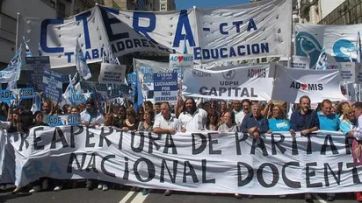 Gremios docentes harán un paro nacional el jueves: cómo impacta en Provincia