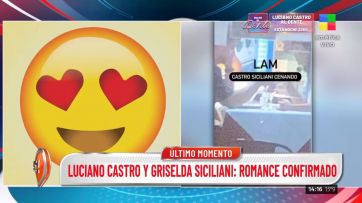 Griselda Siciliani confirmó su romance con Luciano Castro y contó detalles