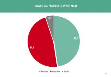 A cinco meses de gestión, continúa la polarización en la imagen del Presidente