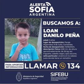 Demoraron a tres sospechosos por la desaparición de Loan