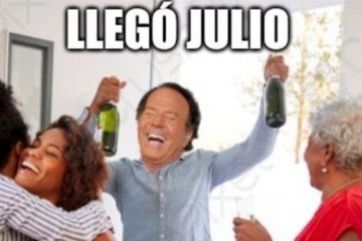 Con la llegada del nuevo mes, reaparecieron los memes: qué opina Julio Iglesias