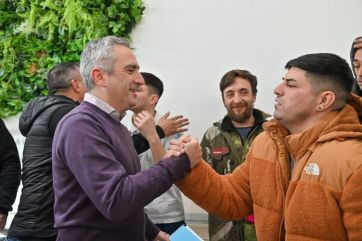 Funcionarios bonaerenses se reunieron con repartidores en el Ministerio de la Comunidad