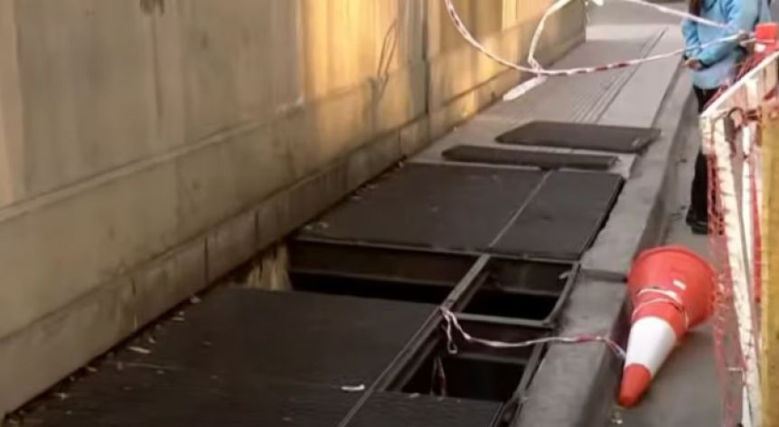 Un hombre murió al pisar una tapa floja y caer en la boca de ventilación de un estacionamiento