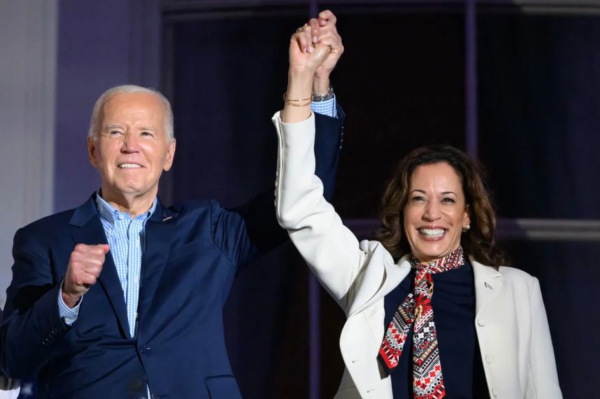 Joe Biden expresó su apoyo a Kamala Harris para que sea la candidata demócrata a la presidencia de EEUU