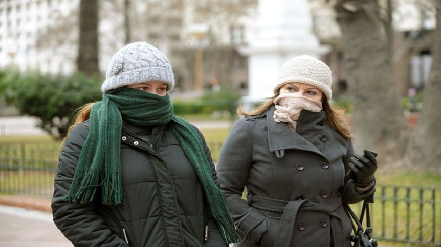 Tras la ciclogénesis, rige una alerta amarilla por frío polar en todo el país