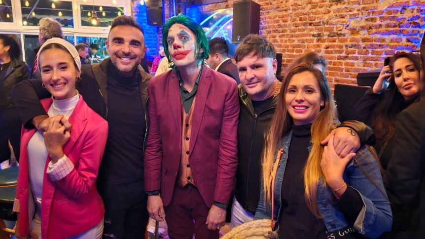 Matías Alé celebró su cumpleaños disfrazado de Joker
