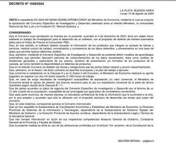 Kicillof firmó un convenio para crear un software que mida los datos del IPC y recibió criticas de la oposición