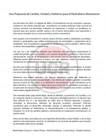 Con poca compañía, el presidente del Foro de intendentes pidió por la unidad de la UCR