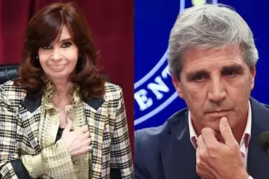 Durísimo cruce entre Luís Caputo y Cristina Kirchner por el manejo de la deuda pública