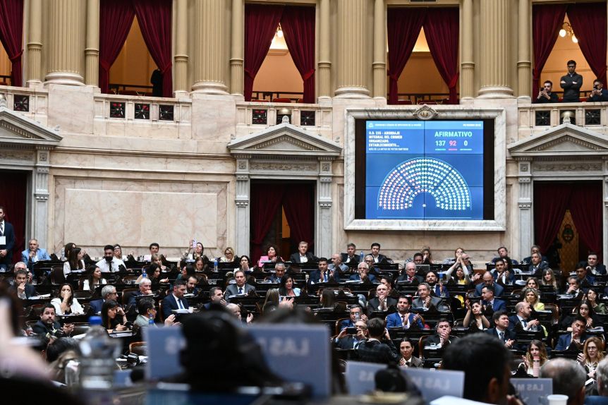 El oficialismo logró el objetivo y sostuvo el veto al financiamiento universitario