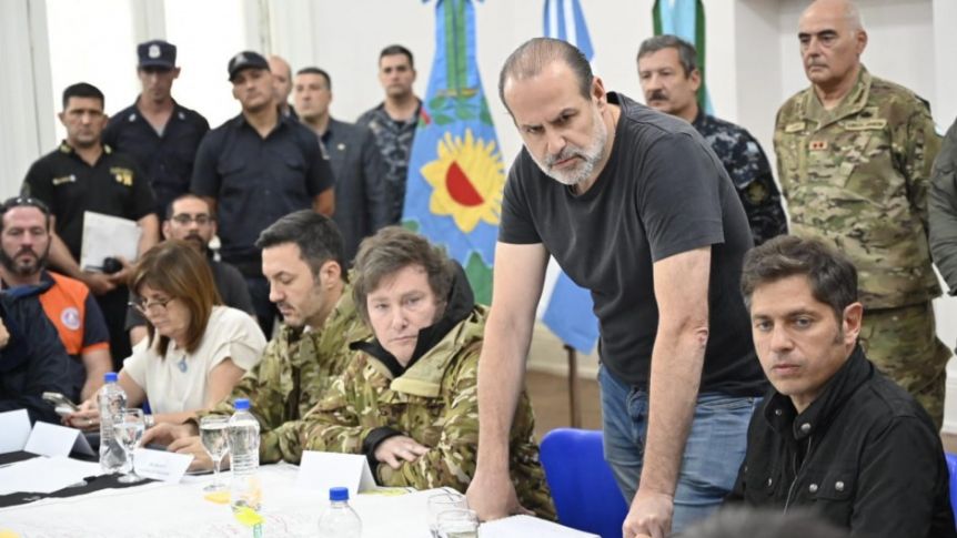 Fuertes críticas a Milei por enviar ayuda a Valencia y no a Bahía Blanca