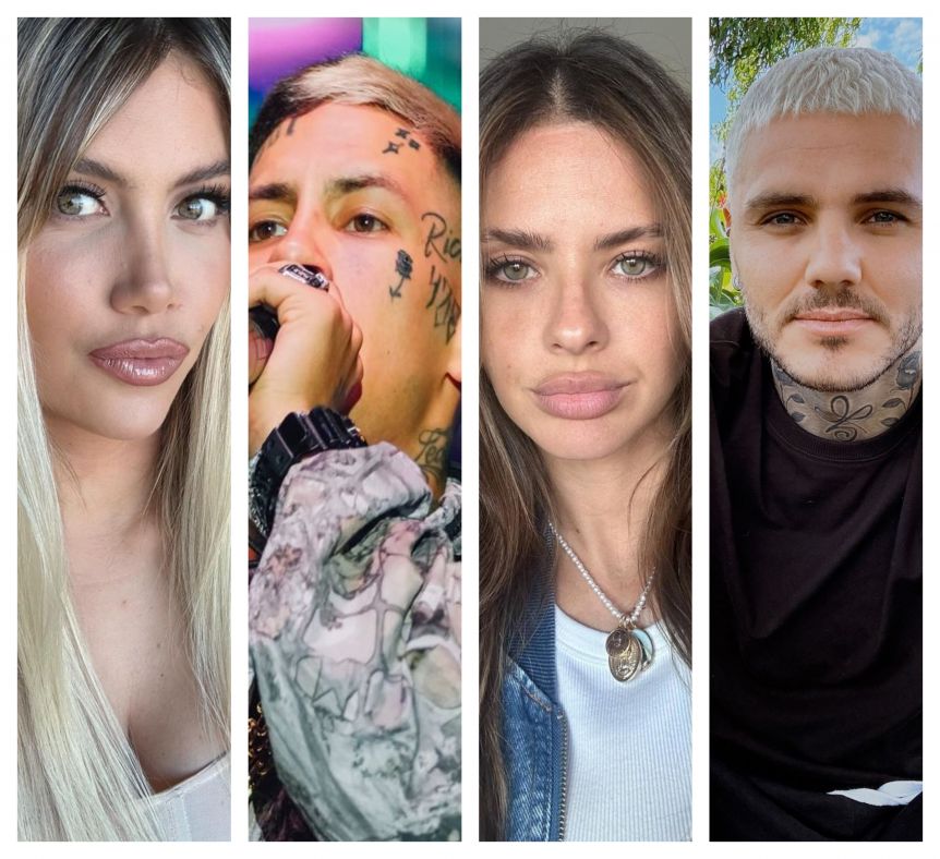 Wanda Nara, La China Suárez, Mauro Icardi y L-gante: cómo fue el polémico cruce en un restaurante