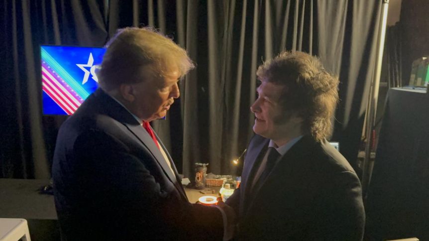 Inédito: Trump invitó a Javier Milei a su asunción presidencial
