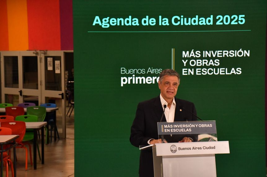 Jorge Macri presentó una fuerte inversión en educación: más de $145 mil millones en obras
