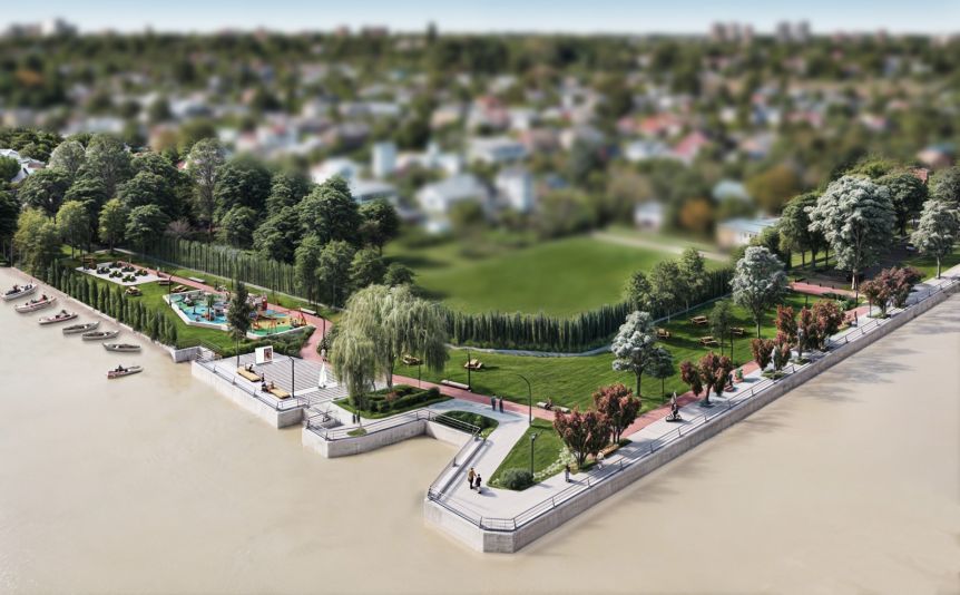 San Isidro: arrancó la obra para un nuevo paseo en la costa de Béccar