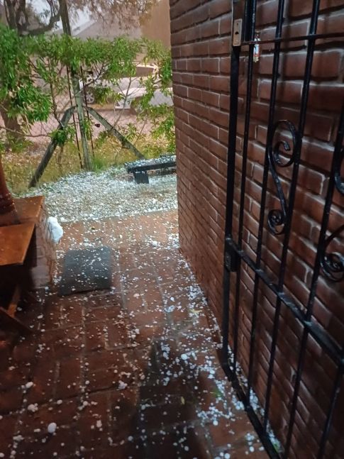 Una tormenta de granizo sorprendió a varios barrios de Mar del Plata y La Plata: cómo seguirá el tiempo