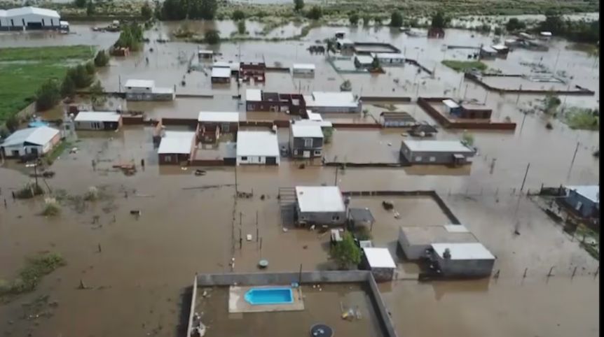 Con un muerto y evacuados, el temporal en la Provincia tuvo un trágico desenlace