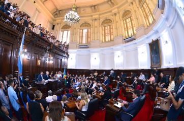 Alak dio inicio a las sesiones en el HCD: obras, anuncios y estado financiero como claves de su discurso