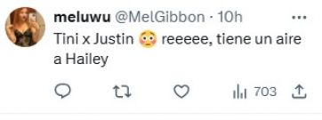 Justin Bieber compartió un video de Tini y las redes explotaron