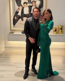 Lionel Messi y Antonela Roccuzzo deslumbraron en la fiesta de 50 de David Beckham