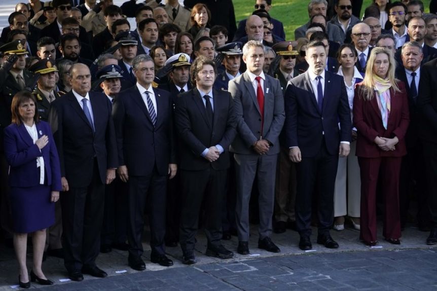 Milei encabezó el acto central por Malvinas: