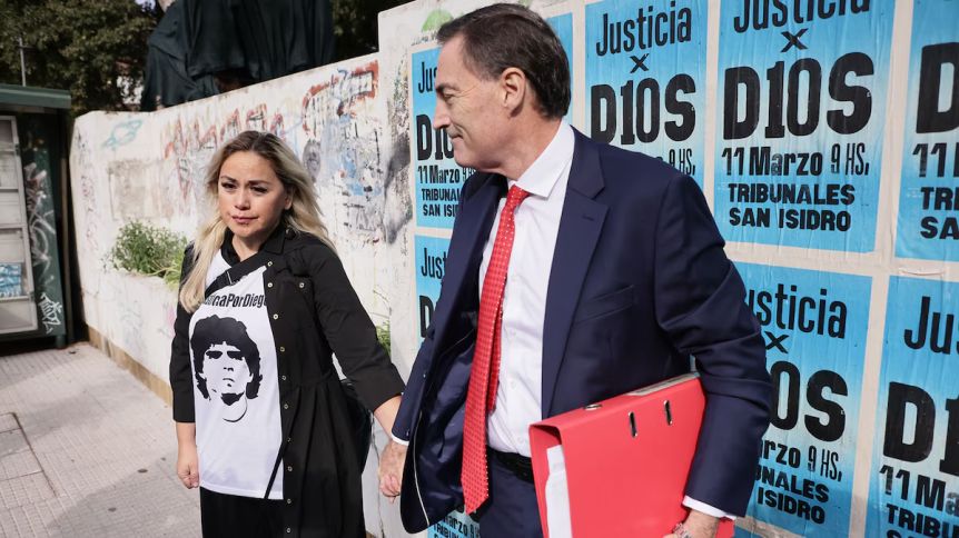 Juicio de Diego Maradona: patearon para el martes la declaración de Verónica Ojeda