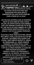 Nano explicó los motivos de su ruptura con Jenifer Lauría