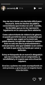Emily Ceco tomó una tajante decisión sobre su abogado, Roberto Castillo