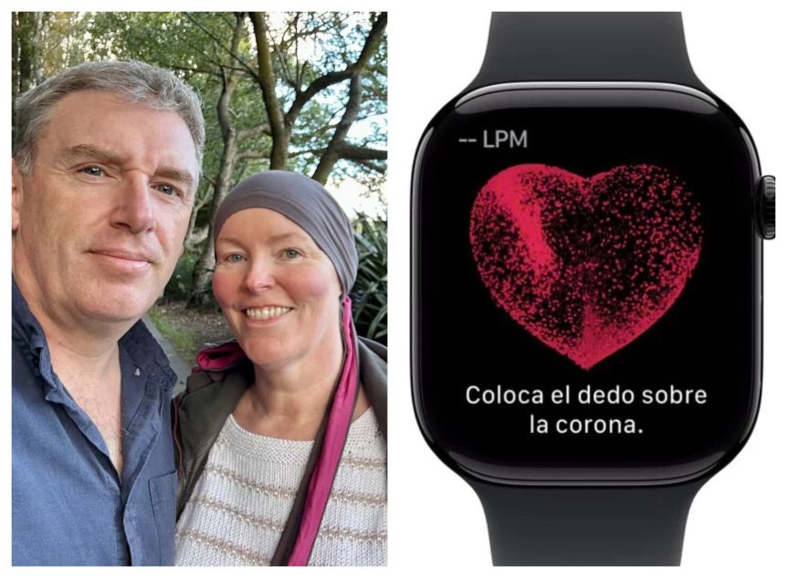 Gracias a una alerta temprana, una mujer se salvó de milagro por su Apple Watch