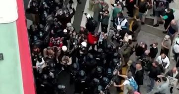 Otra vez, represión a jubilados