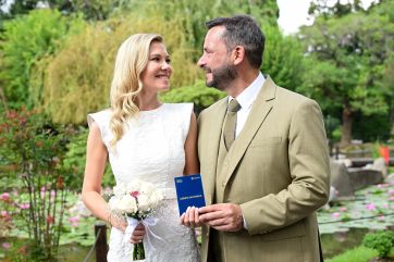 Las fotos de la boda íntima de Ariel Sujarchuk y Macarena Lemos