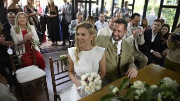 Las fotos de la boda íntima de Ariel Sujarchuk y Macarena Lemos