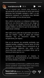 J Rei le salvó la vida a María Becerra: cómo continúa el estado de salud de la cantante