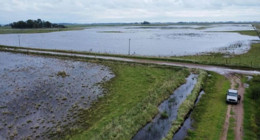 Preocupación en la zona núcleo por campos y caminos inundados: piden la emergencia