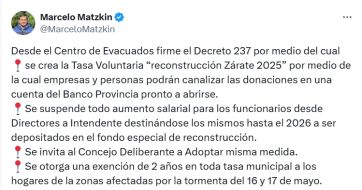 Marcelo Matzkin: “Tenemos que crear de cero una ciudad para 3000 familias”