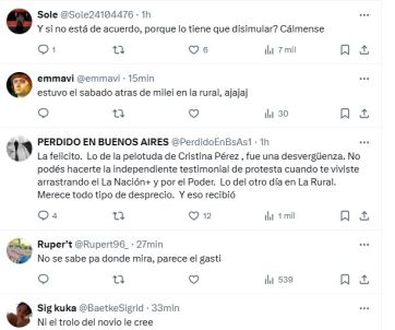 Tamara Pettinato y su actitud polémica durante el discurso de Cristina Pérez