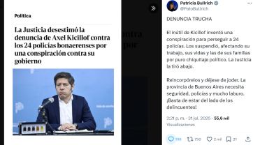 “No mienta”: nuevo cruce entre Alonso y Bullrich, ahora por la causa de los policías