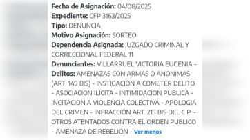 Villarruel denunció penalmente a trolls de Milei