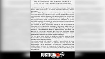 Rechazo a un “nefasto fallo” ‍que absolvió a policías por un crimen de la dictadura