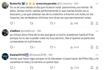 Yanina Latorre cruzó a Thelma Fardin por su video sobre la condena de Juan Darthés